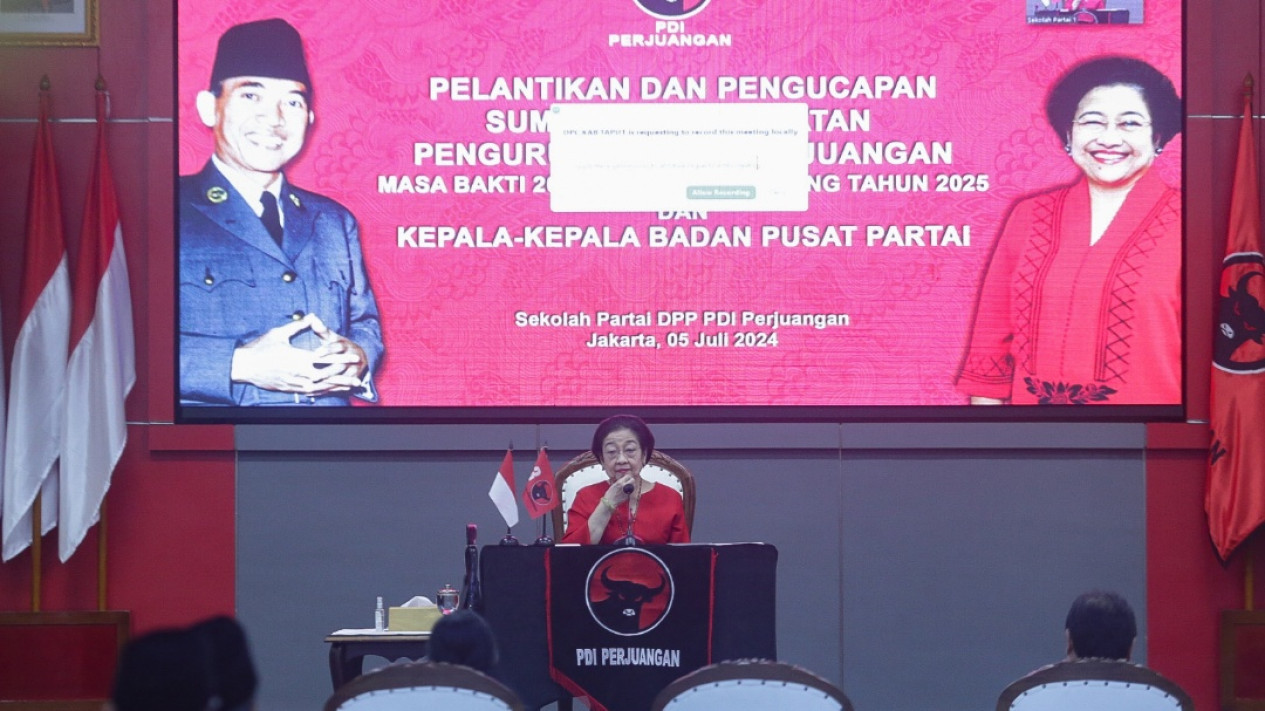 Pelantikan Pengurus DPP PDIP