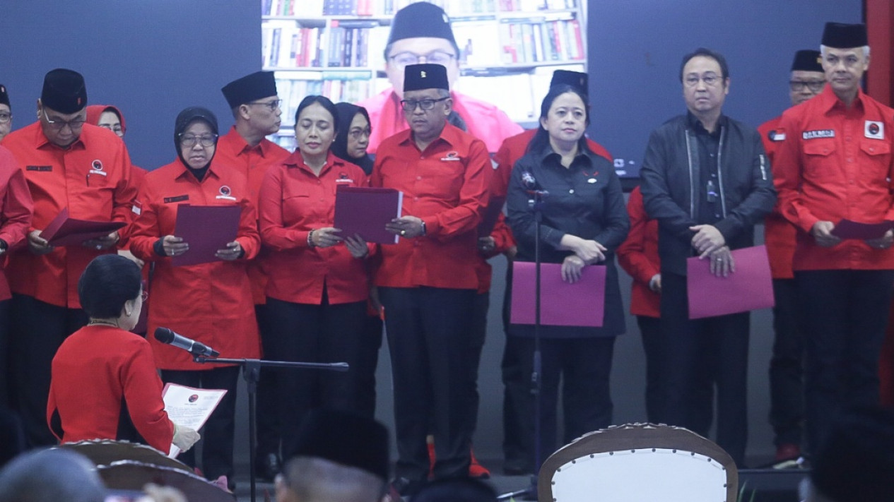 Pelantikan Pengurus DPP PDIP