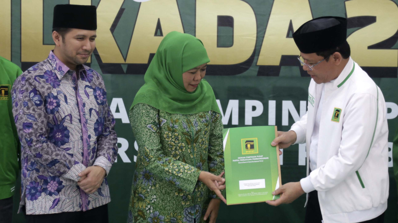Khofifah-Emil Sambangi PPP Untuk Dukungan Pilgub Jatim