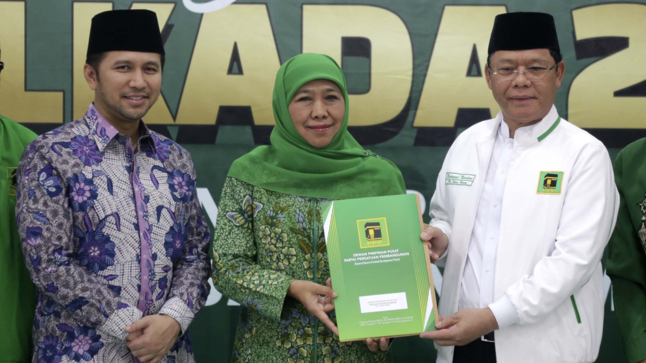 Khofifah-Emil Sambangi PPP Untuk Dukungan Pilgub Jatim
