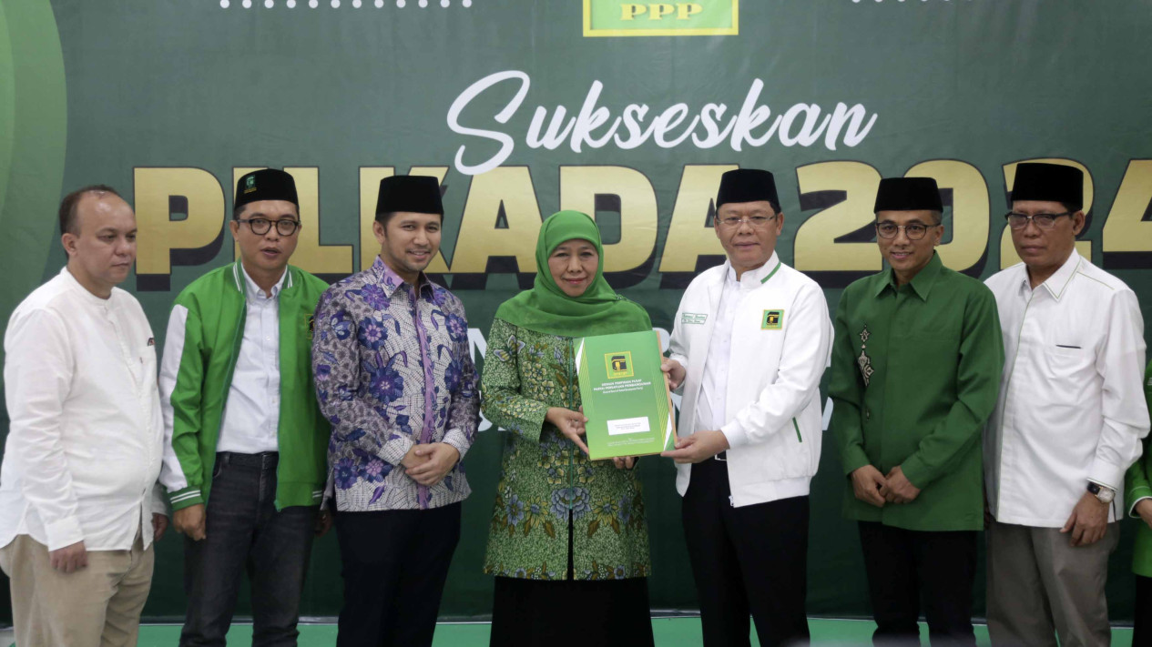 Khofifah-Emil Sambangi PPP Untuk Dukungan Pilgub Jatim