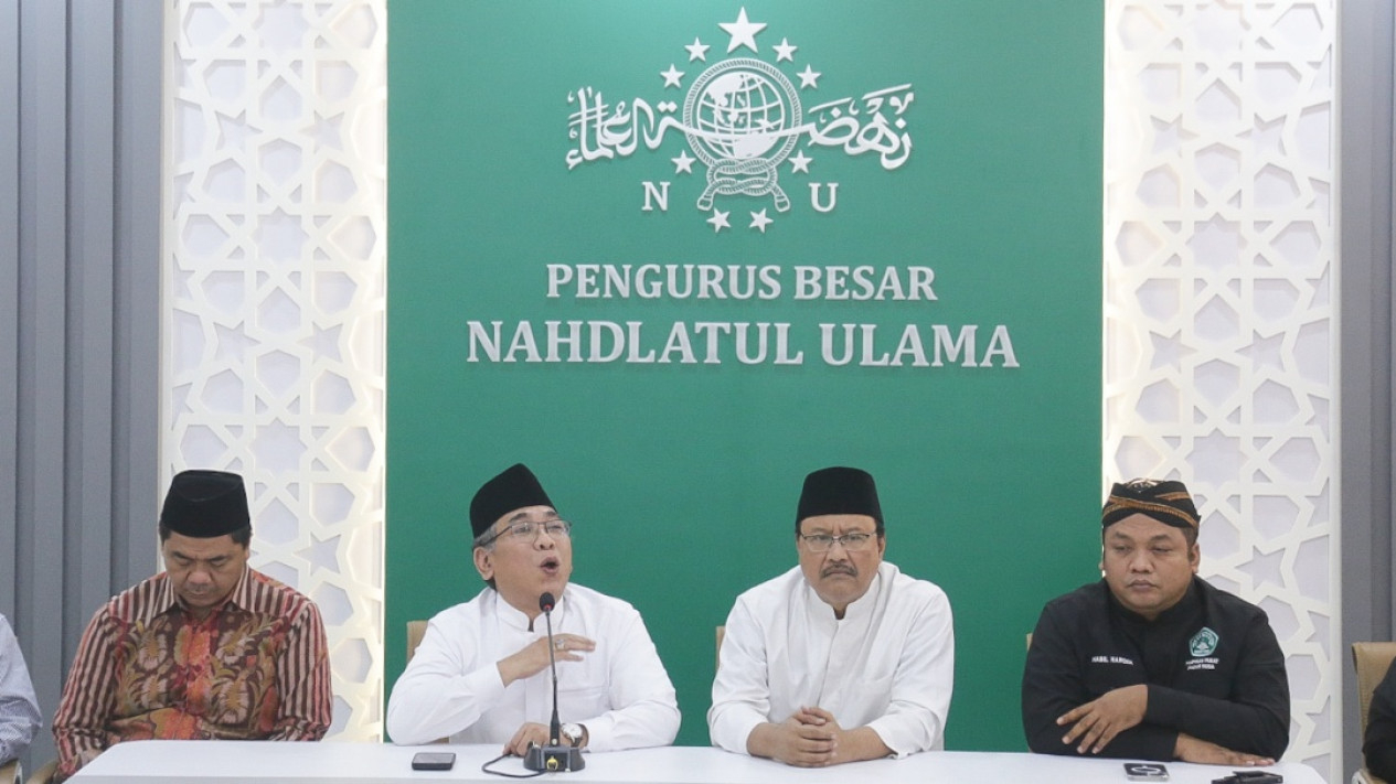 PBNU Konfrensi Pers Terkait Nahdliyin Ketemu Presiden Israel