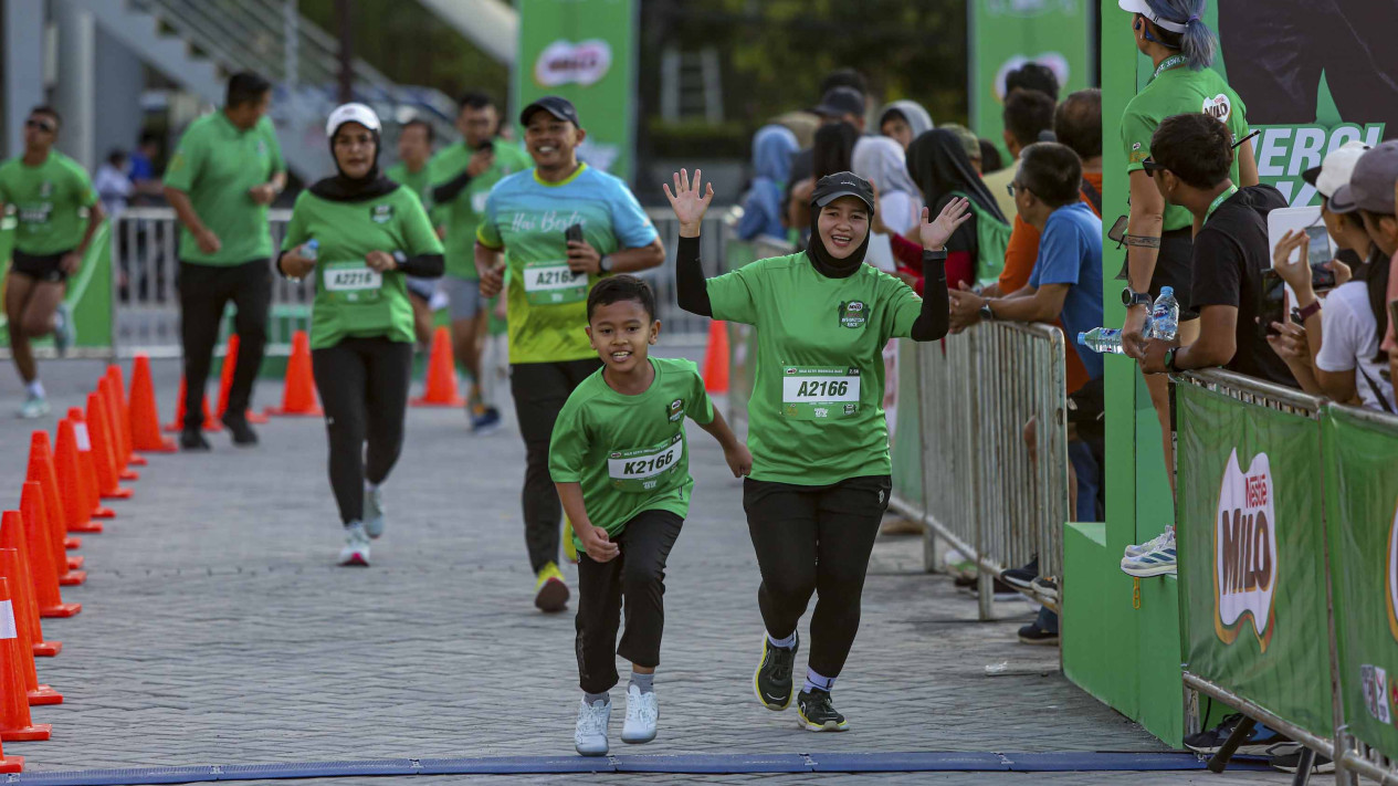 Ribuan Peserta Ikuti Road to MILO ACTIV Indonesia Race 2024