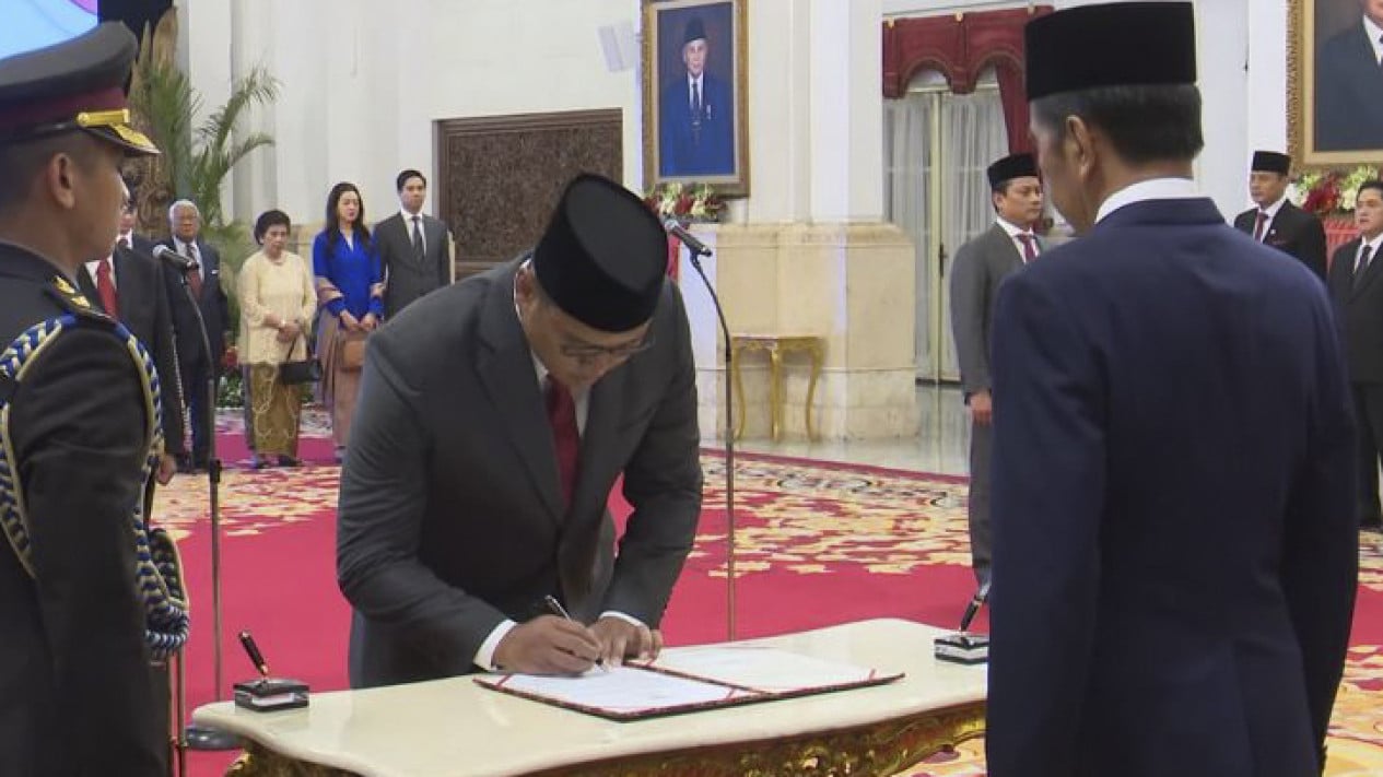 Presiden Jokowi Lantik Tiga Wamen Kabinet Indonesia Maju