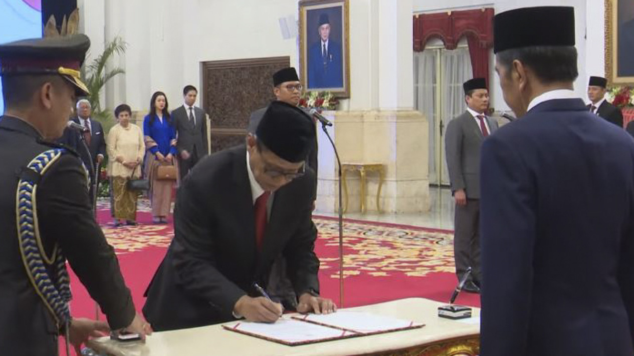 Presiden Jokowi Lantik Tiga Wamen Kabinet Indonesia Maju