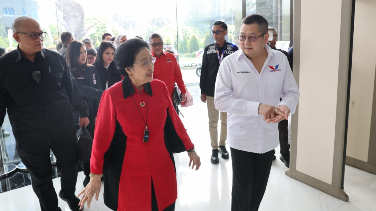 Hadir Mukernas Perindo, Megawati Sampaikan Pidato Kebangsaan