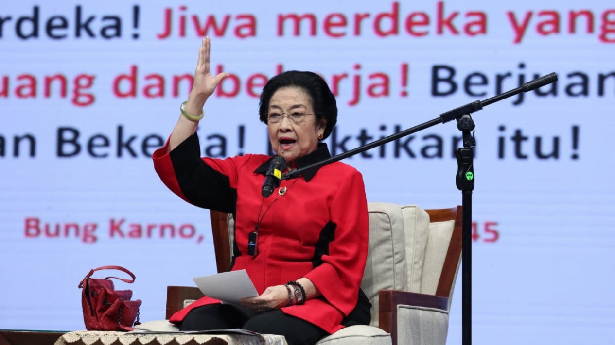 Hadir Mukernas Perindo, Megawati Sampaikan Pidato Kebangsaan