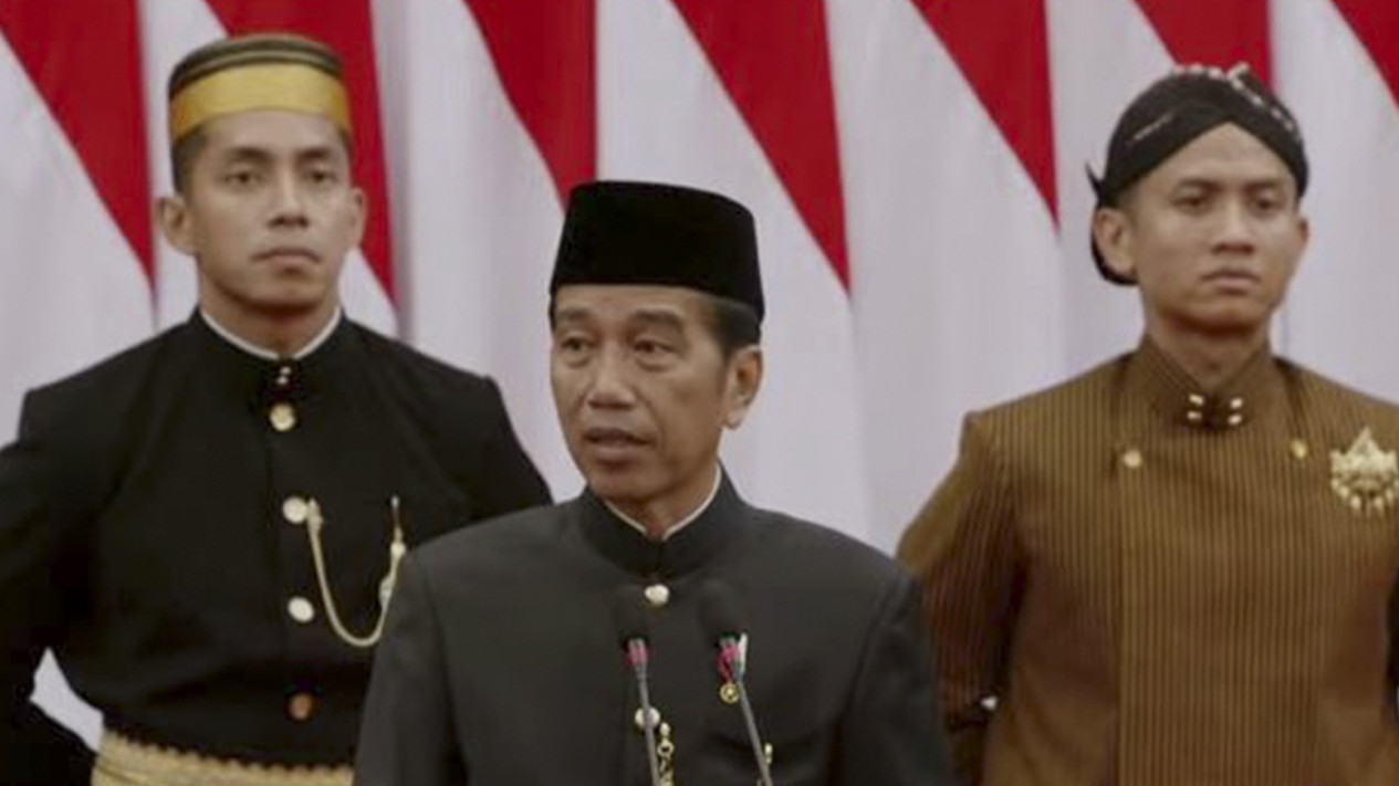 Presiden Jokowi Kenakan Baju Adat Betawi di Sidang Tahunan