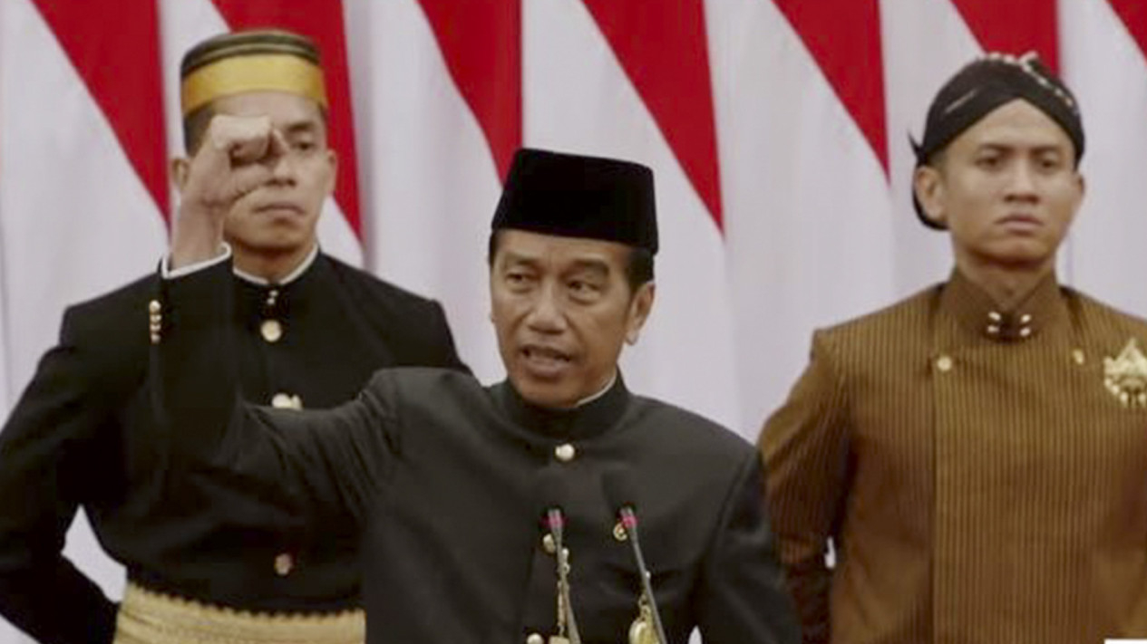 Presiden Jokowi Kenakan Baju Adat Betawi di Sidang Tahunan