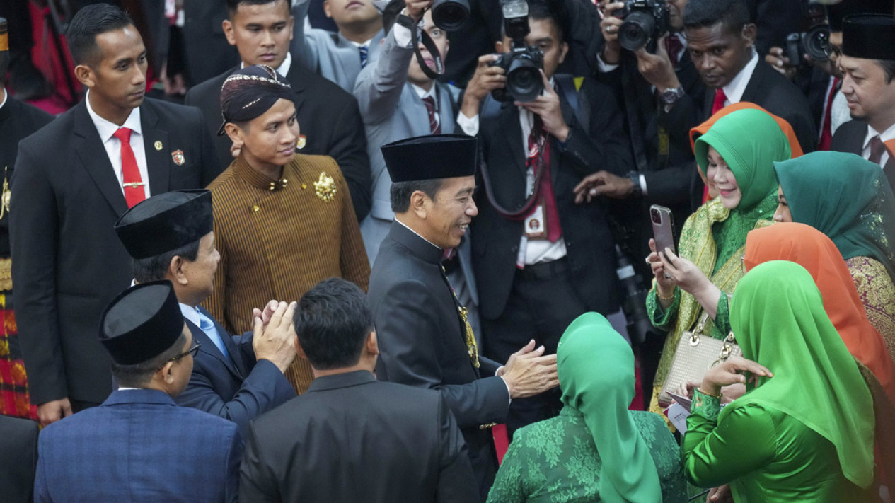 Momen Presiden dan Prabowo Jalan Bereng Usai Sidang Tahunan