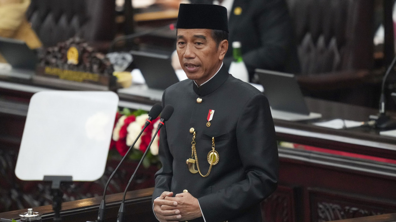 Presiden Jokowi Kenakan Baju Adat Betawi di Sidang Tahunan