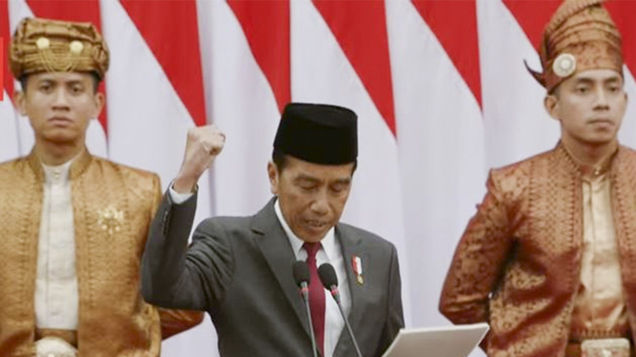 Pidato Presiden Penyampaian RUU APBN 2025 dan Nota Keuangan