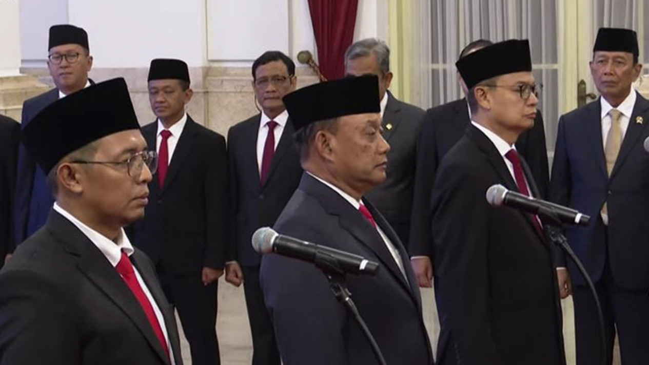 Presiden Jokowi Lantik Tiga Kepala Lembaga Pemerintah
