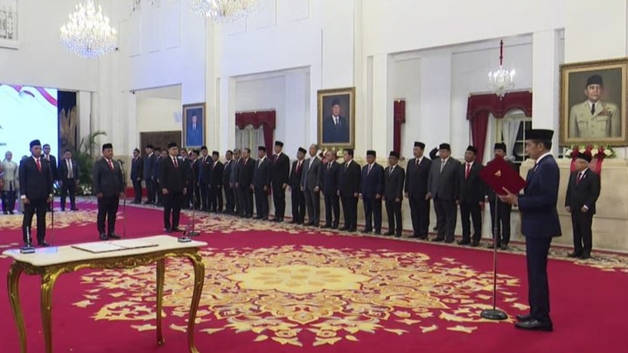 Presiden Jokowi Lantik Tiga Kepala Lembaga Pemerintah