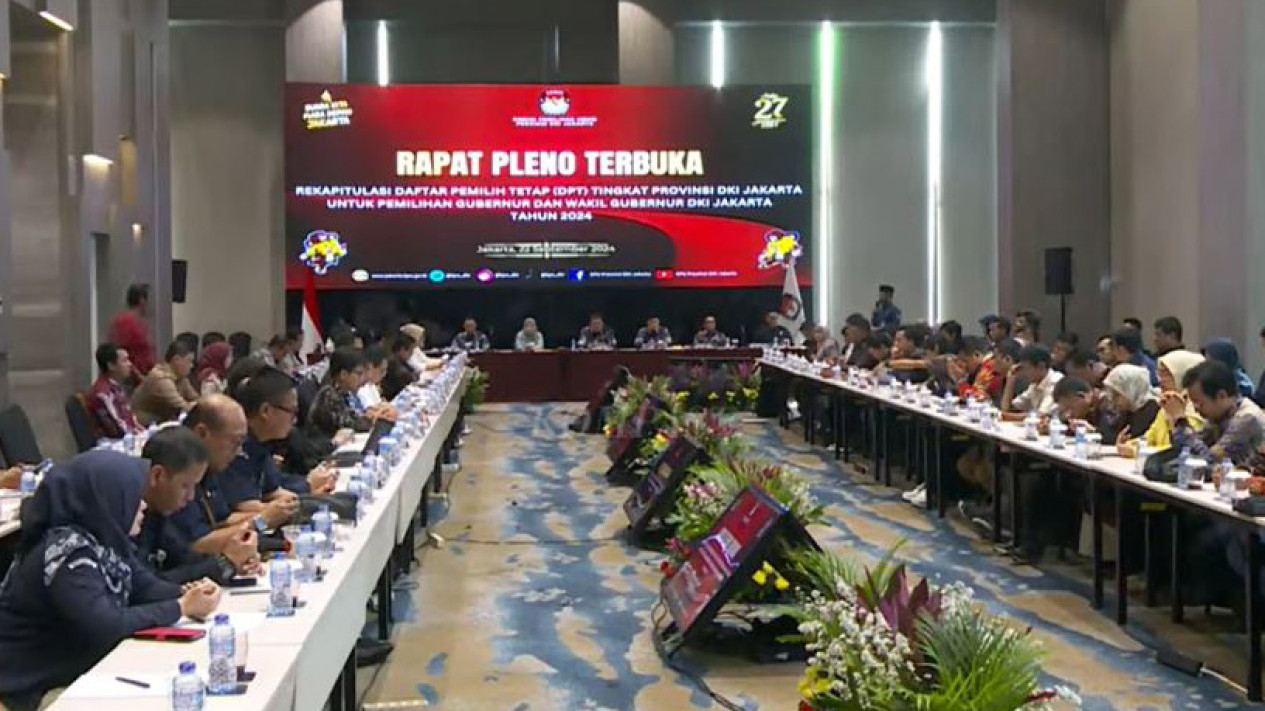 KPUD Jakarta Resmi Tetapkan 3 Paslon di Pilkada Jakarta