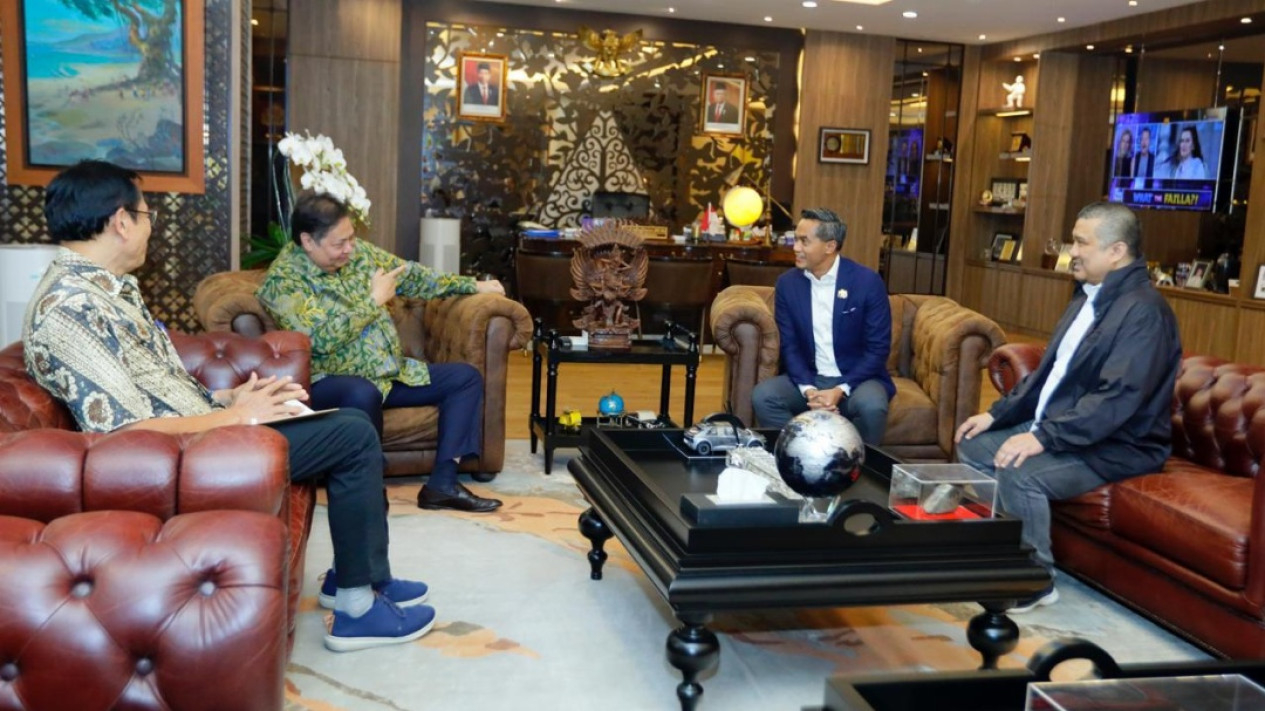Ketum Kadin Anindya Bakrie Bertemu dengan Menko Perekonomian