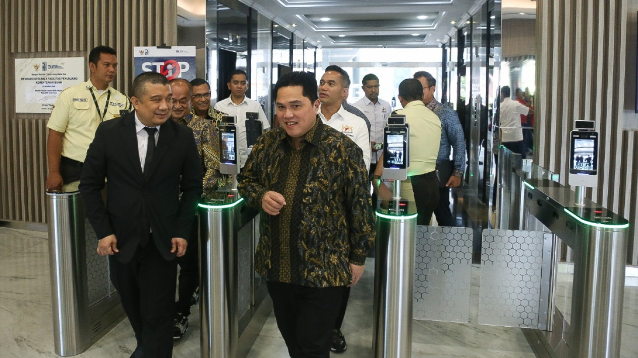 Ketum Kadin Anindya Bakrie Bertemu Menteri BUMN Erick Thohir