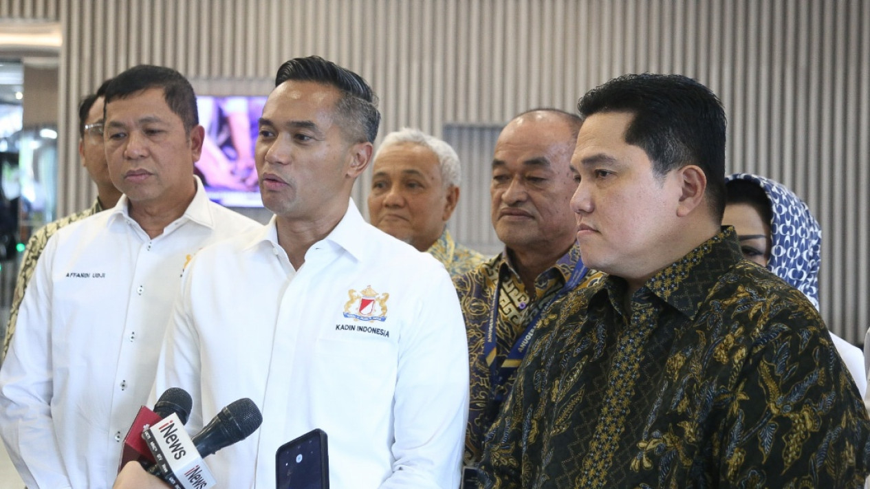 Ketum Kadin Anindya Bakrie Bertemu Menteri BUMN Erick Thohir