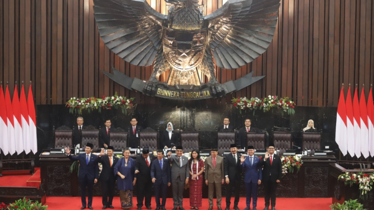 Pelantikan Pimpinan MPR Periode 2024-2029