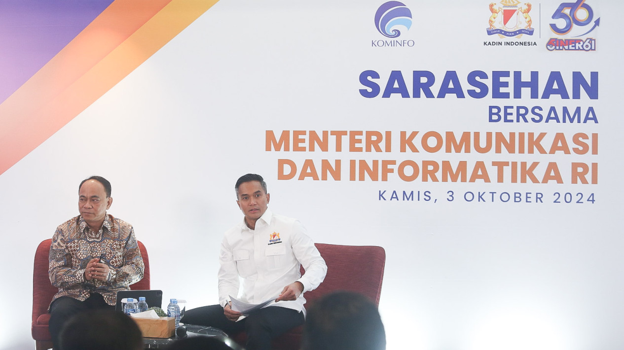 Sarasehan Kadin Indonesia dengan Menkominfo Budi Arie