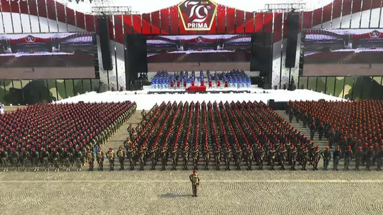 Peringatan HUT ke-79 TNI
