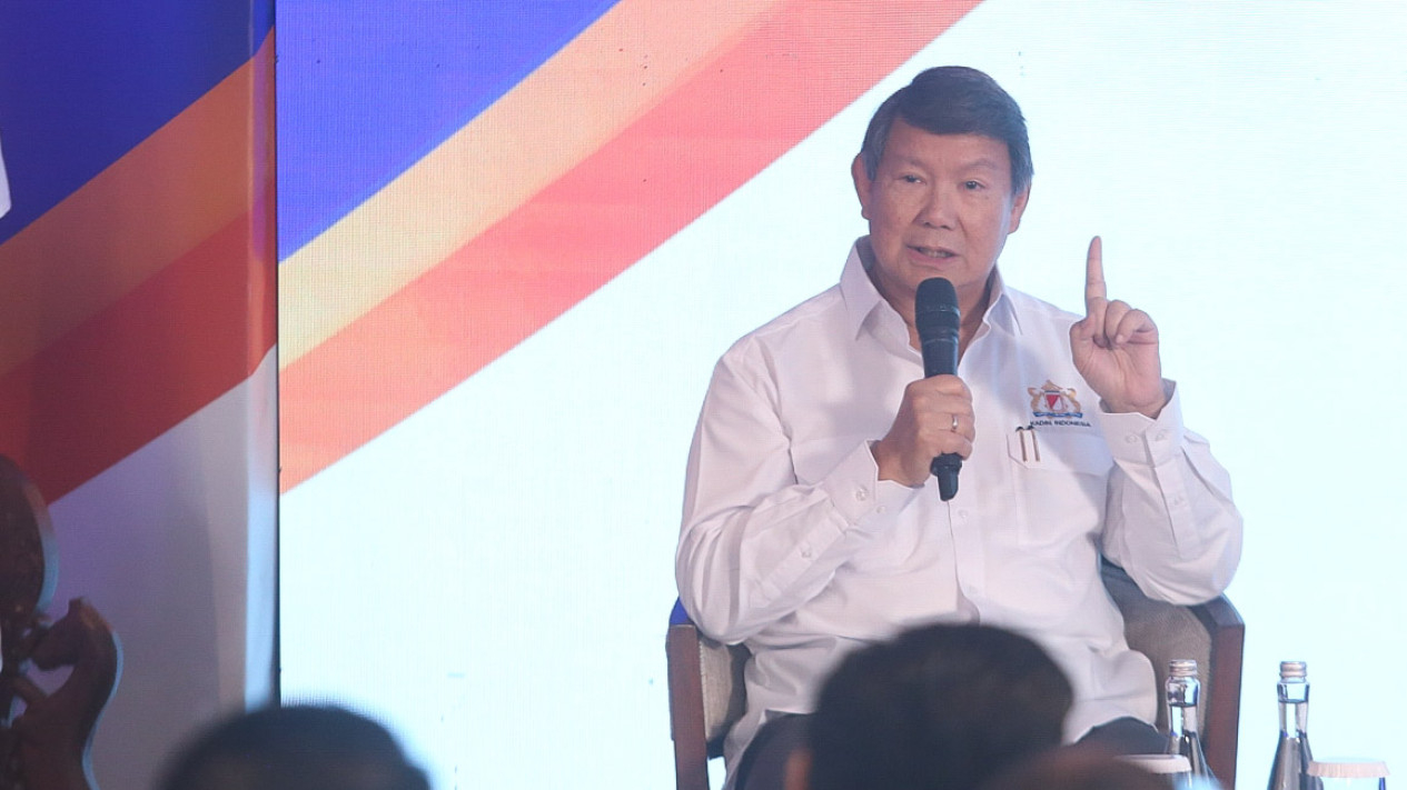 Diskusi Ekonomi Kadin Bersama Hashim Djojohadikusumo