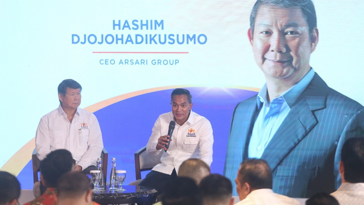 Diskusi Ekonomi Kadin Bersama Hashim Djojohadikusumo