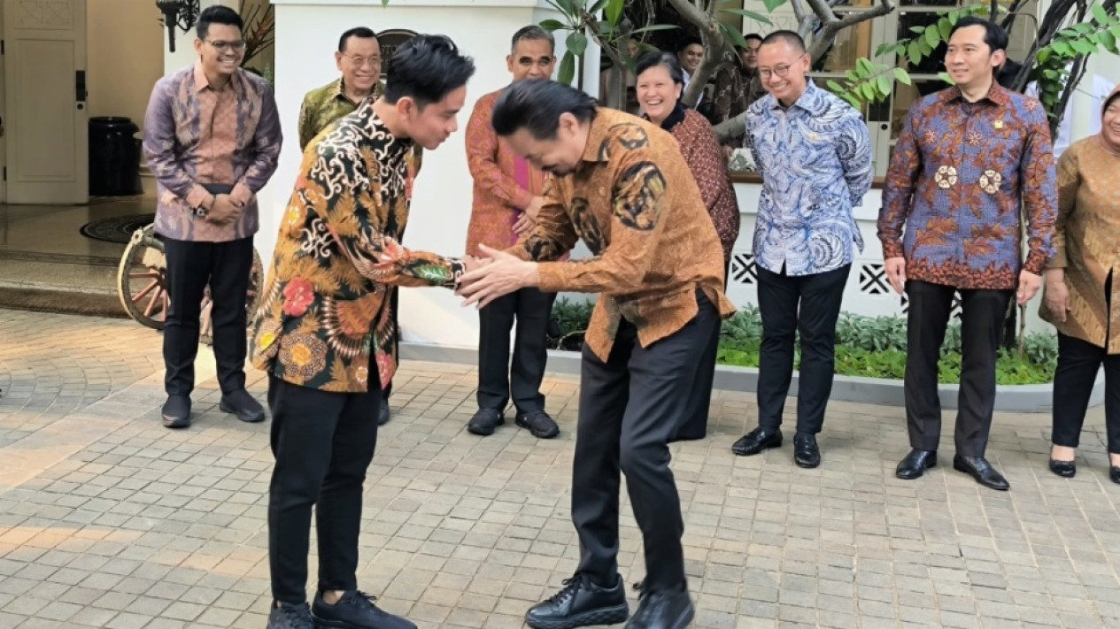 Pimpinan MPR RI Bertemu Wapres Terpilih Gibran Rakabuming