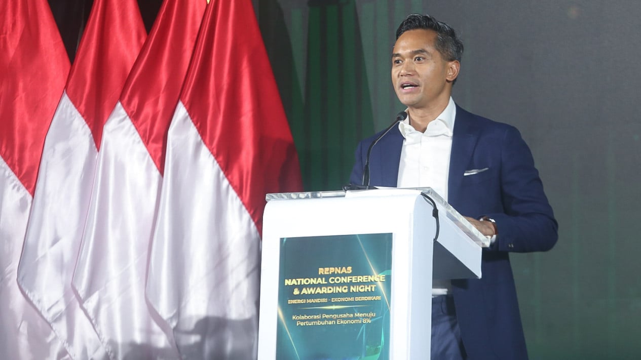 Anindya Bakrie Terima Penghargaan dari Repnas