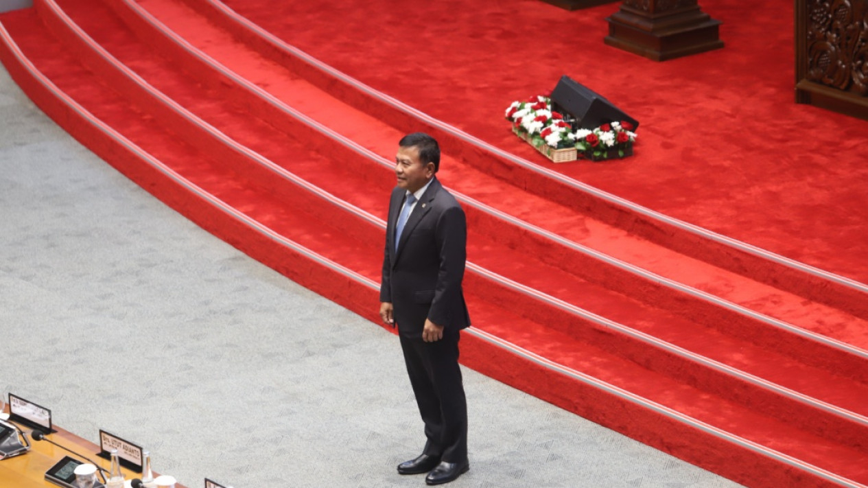 Rapat Paripurna Pengesahan Herindra Menjadi Kepala BIN