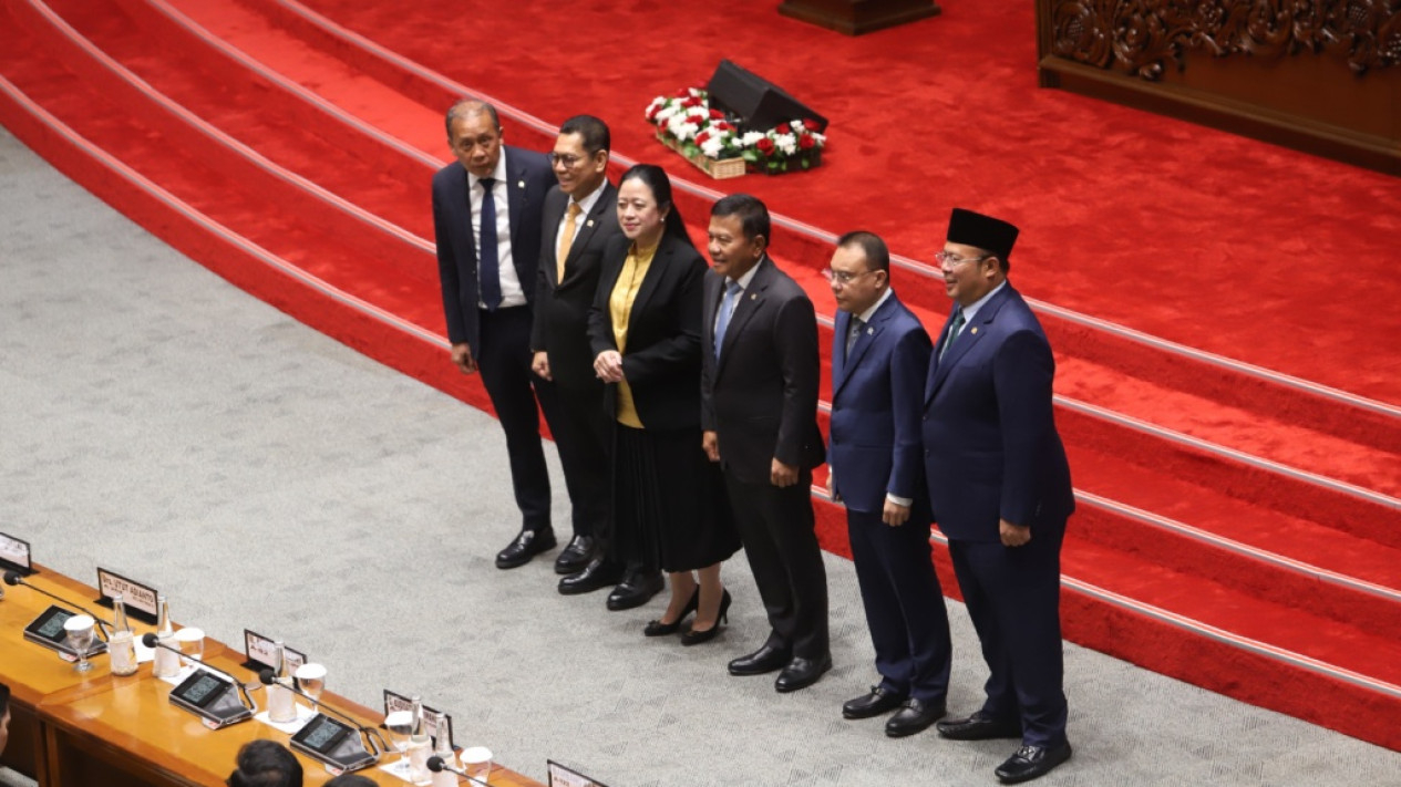 Rapat Paripurna Pengesahan Herindra Menjadi Kepala BIN