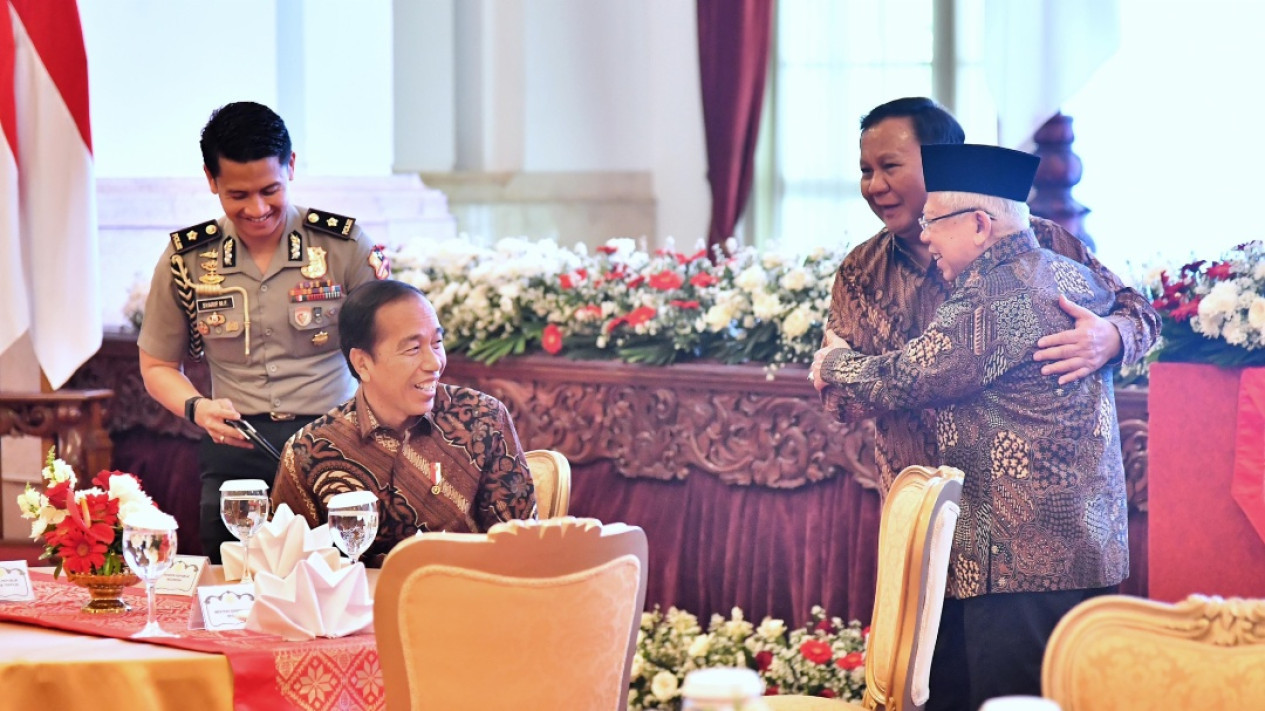 Momen Makan Siang Pamitan Jokowi Bersama Para Menteri