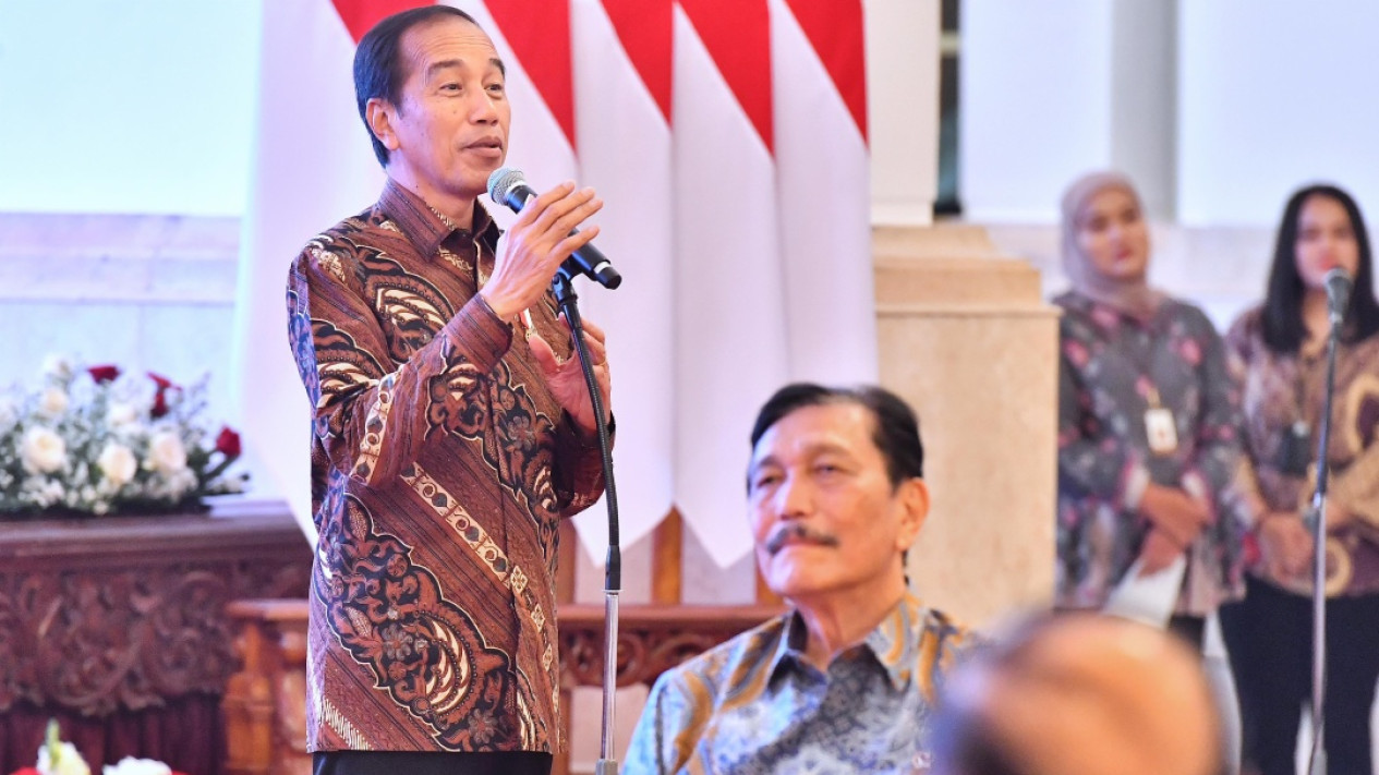Momen Makan Siang Pamitan Jokowi Bersama Para Menteri