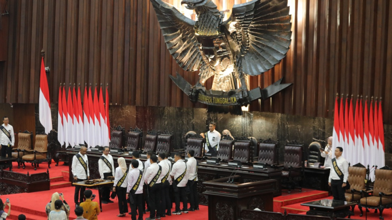 Gladi Bersih Jelang Pelantikan Presiden dan Wakil Presiden