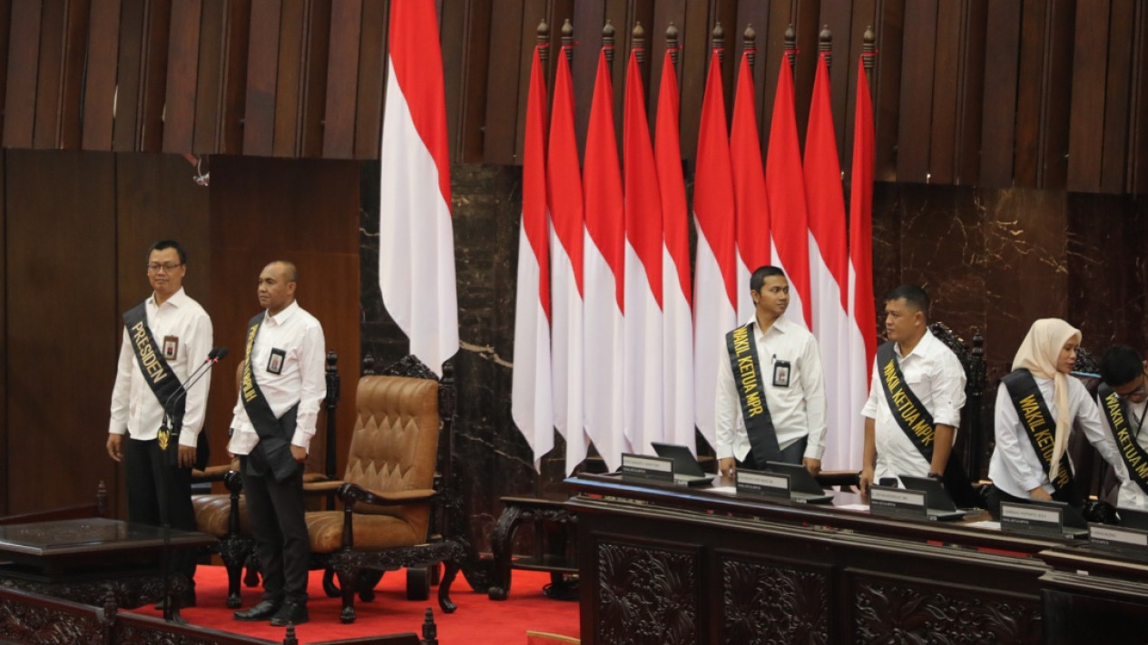 Gladi Bersih Jelang Pelantikan Presiden dan Wakil Presiden