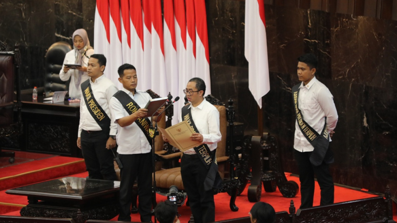 Gladi Bersih Jelang Pelantikan Presiden dan Wakil Presiden