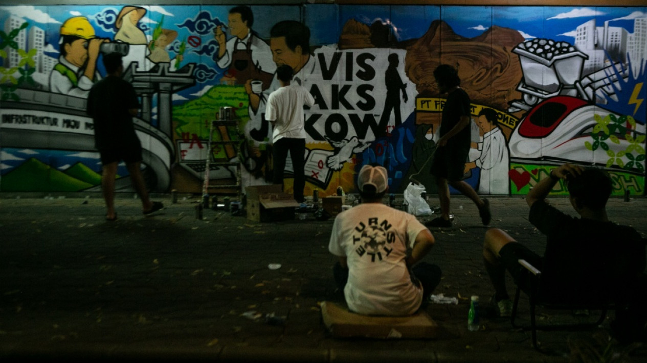 Mural Visi Aksi Jokowi