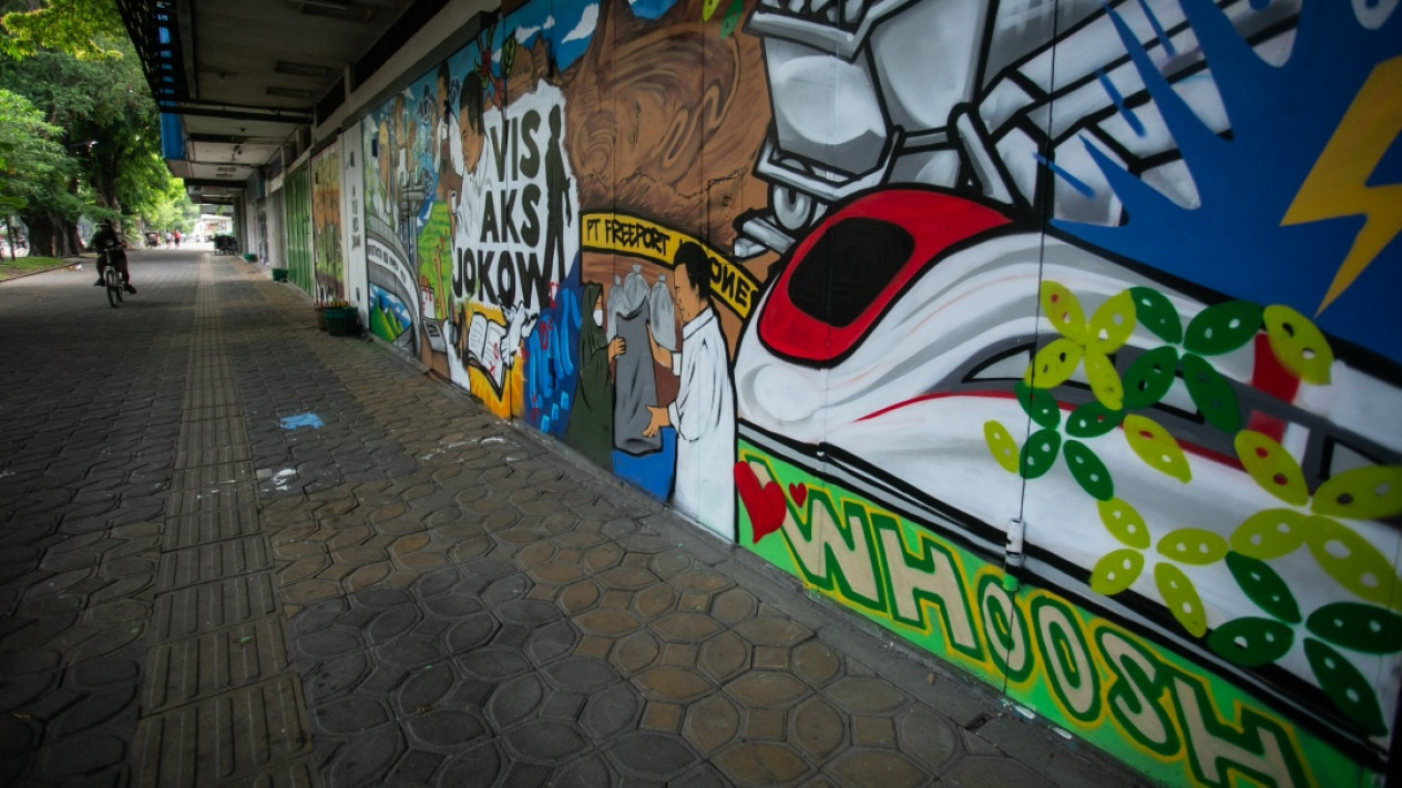 Mural Visi Aksi Jokowi