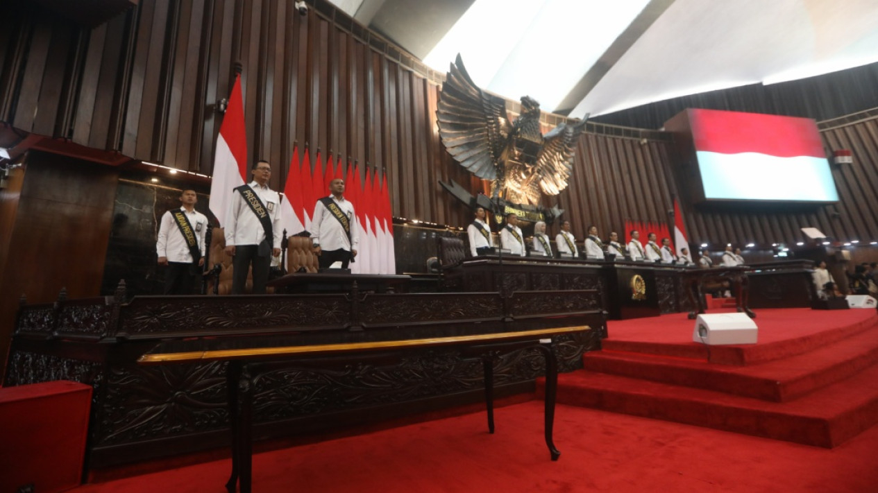 Gladi Bersih Pelantikan Presiden dan Wakil Presiden