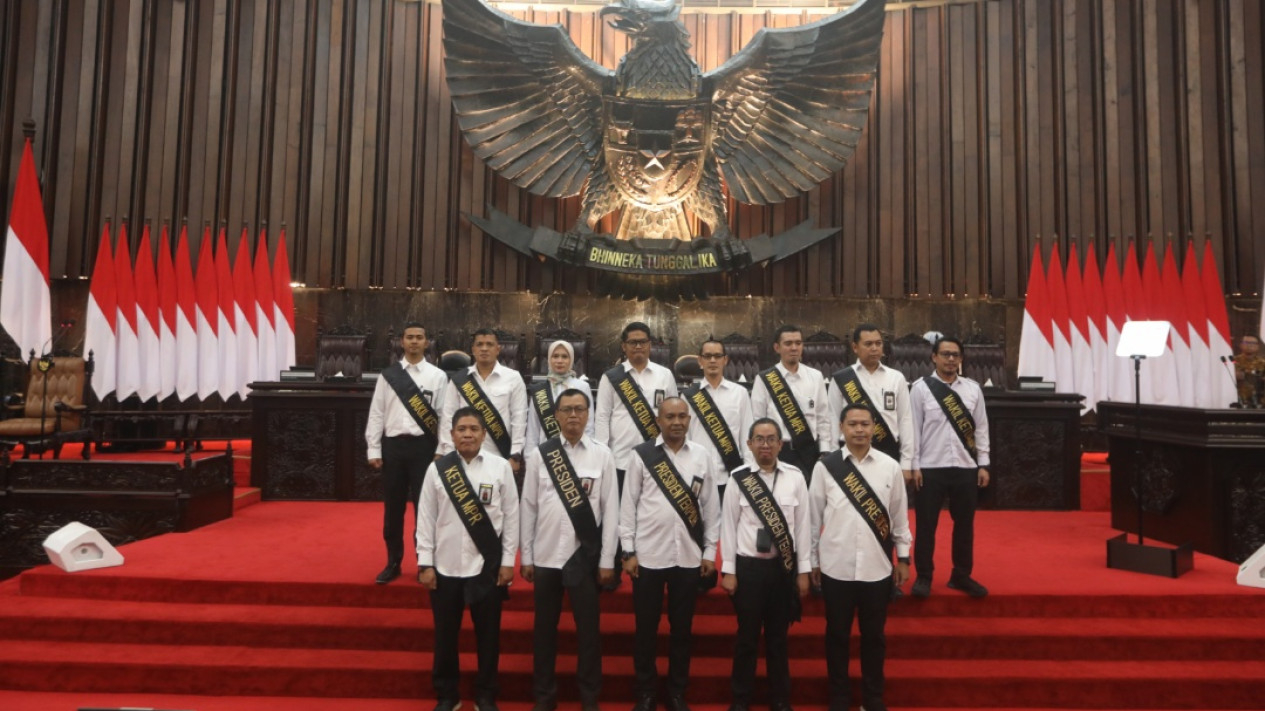 Gladi Bersih Pelantikan Presiden dan Wakil Presiden
