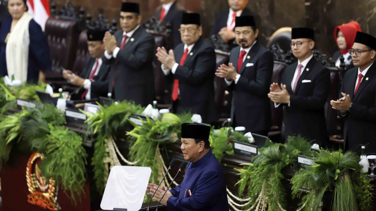 Pidato Perdana Presiden Prabowo Subianto Usai Dilantik - Vlix.id