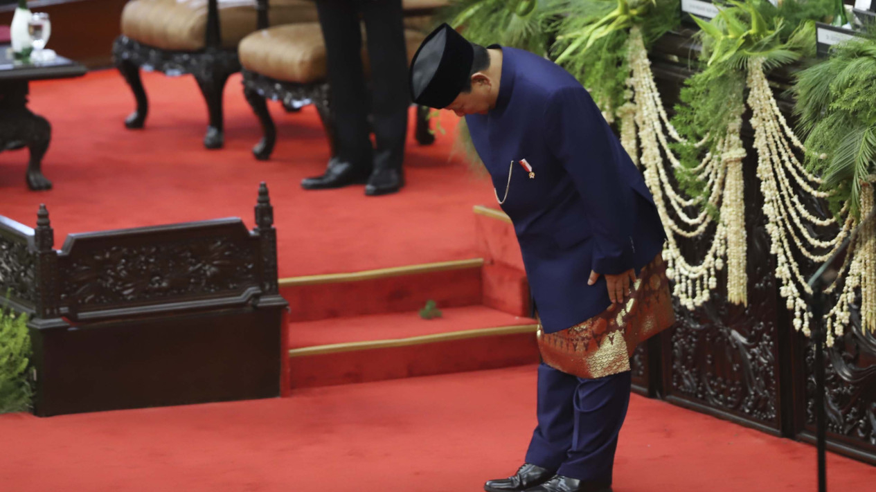 Pidato Perdana Presiden Prabowo Subianto Usai Dilantik