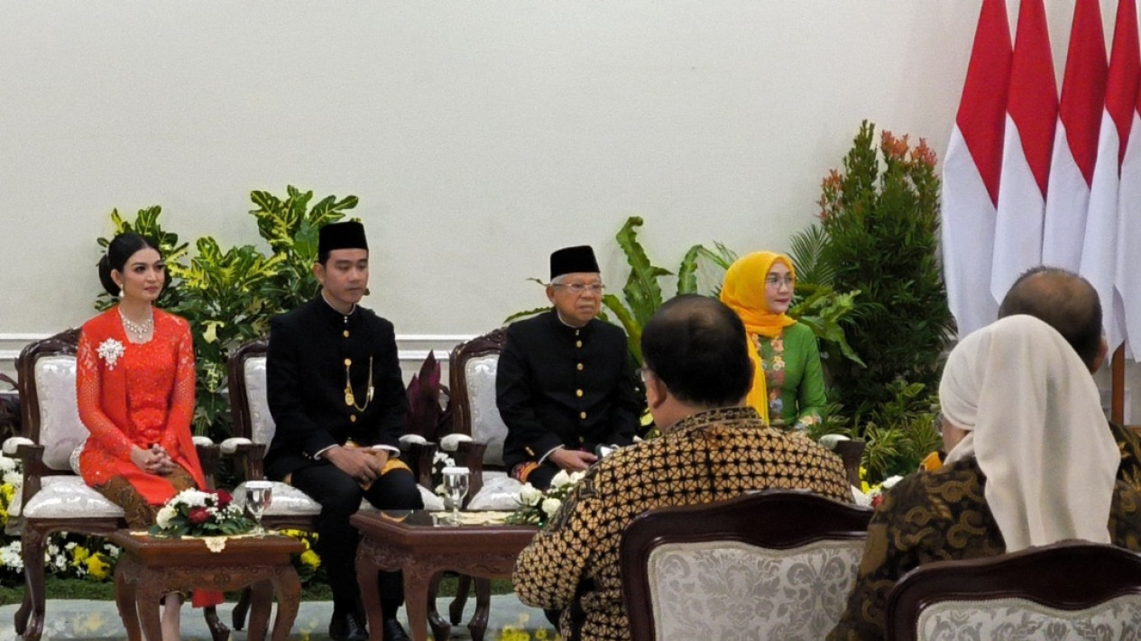Pisah Sambut Wapres KH. Ma'ruf Amin dan Wapres Gibran