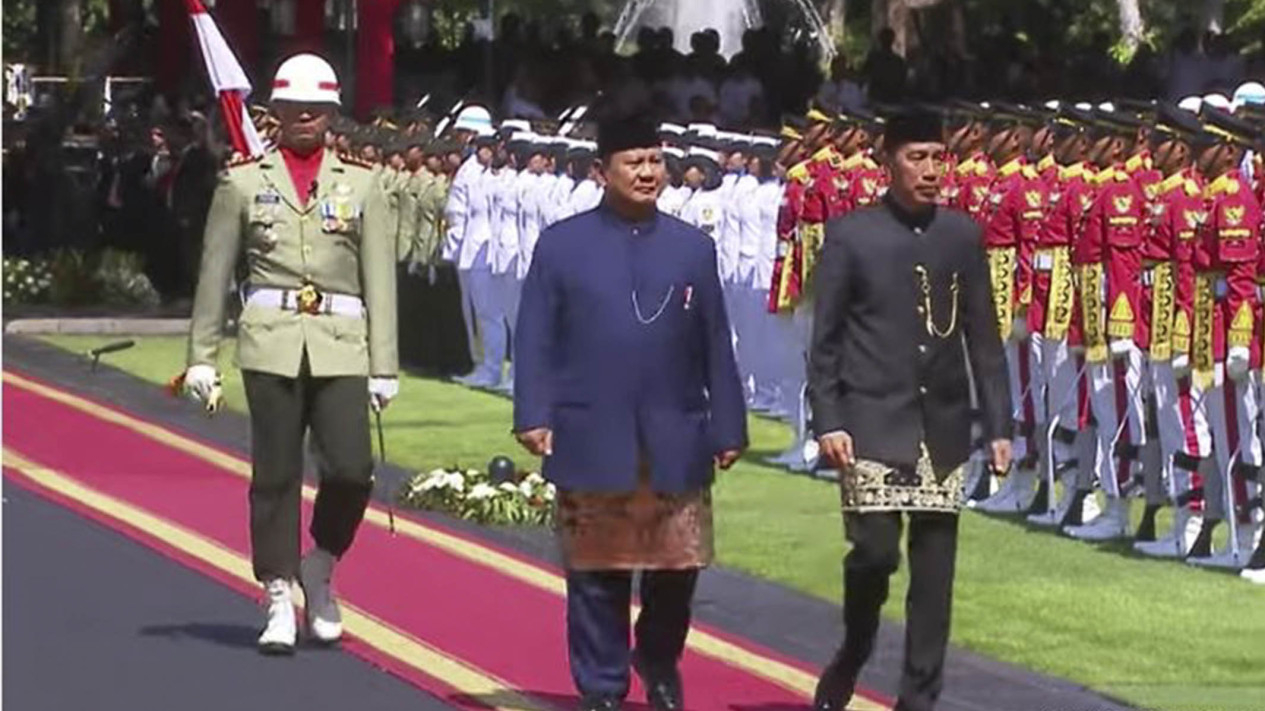Upacara Pisah Sambut Presiden