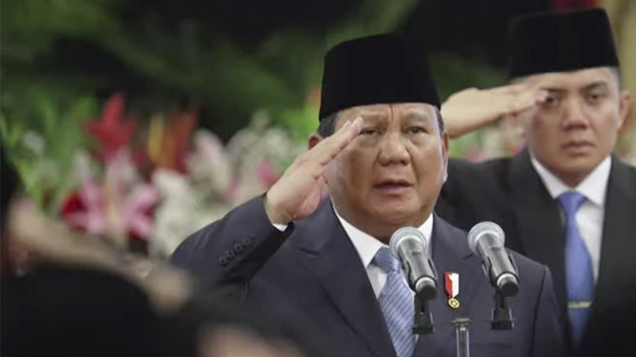 Pelantikan Menteri Kabinet Merah Putih Prabowo
