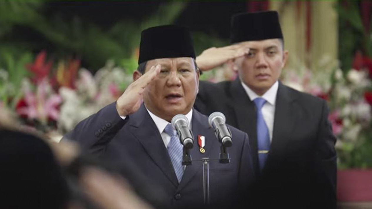 Pelantikan Menteri Kabinet Merah Putih Prabowo