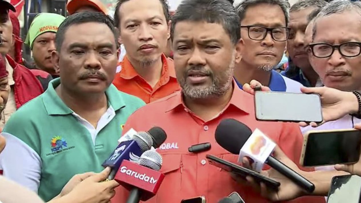 Hari Keempat Pemerintahan Presiden Prabowo, Buruh Gelar Aksi