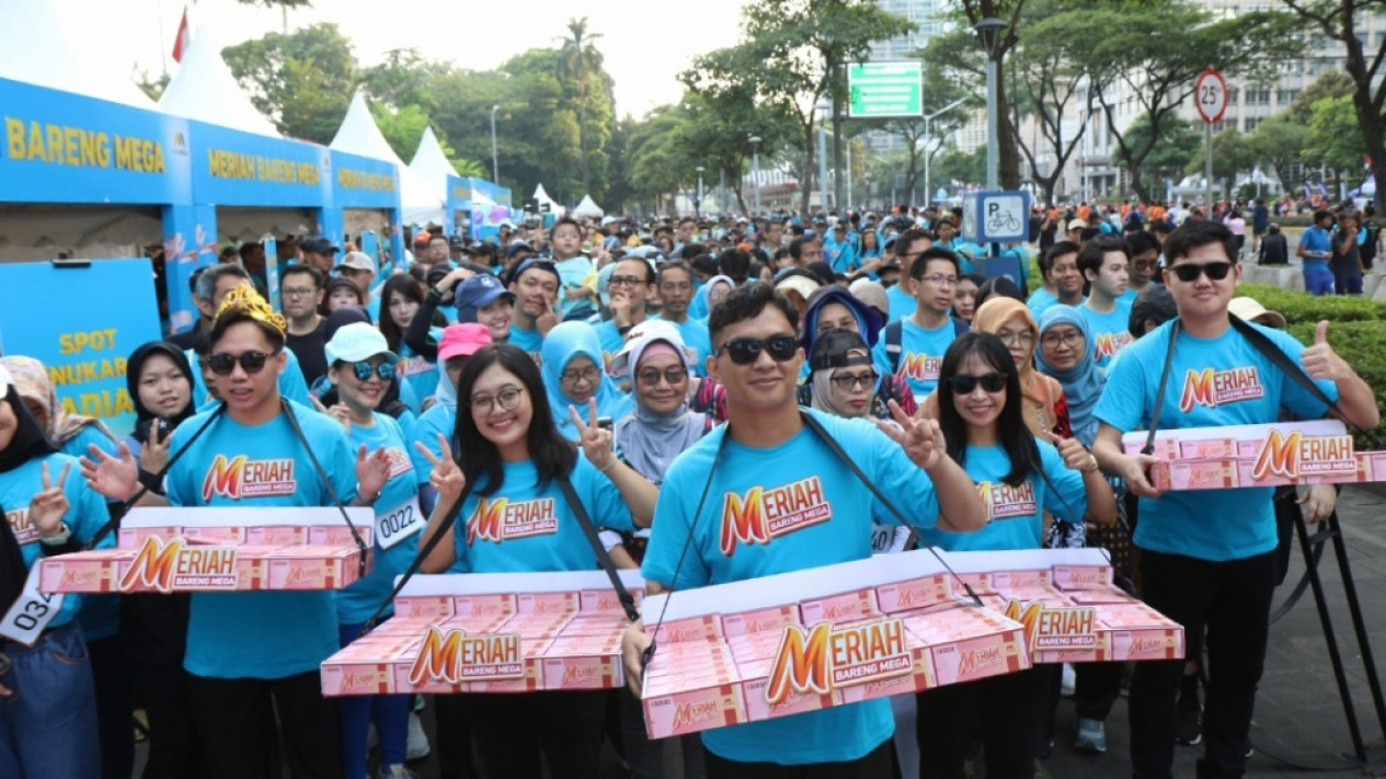 Bank Mega Gelar Funwalk 5K Like A Bilionaire