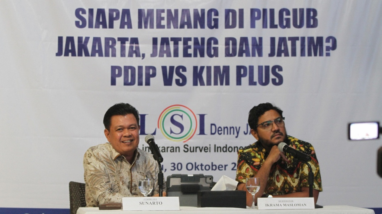 Survei Terkait Pilgub di Tiga Wilayah