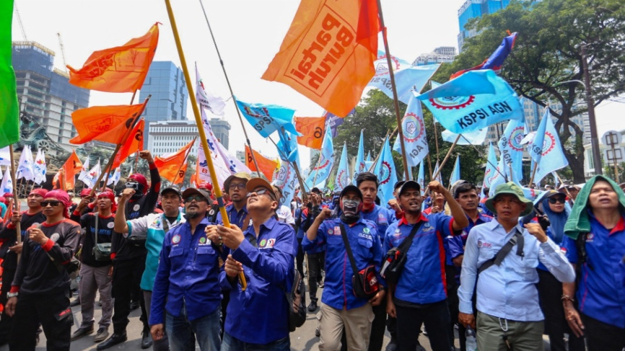 Demo Buruh, Kawal Putusan MK Terkait Omnibus Law UU Ciptaker